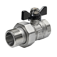 Шаровой кран с американкой ГОСТ "RTP" (25 Б м/р) (49327)