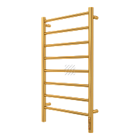 Полотенцесушитель "TERMINUS" - "Аврора" (лестница, нерж., электрический, П8) (32х500х800) (бр.зол.)