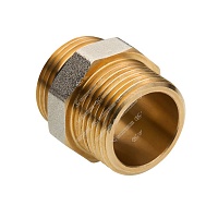 Ниппель "Valtec" (латунь) (1"х1") (VTr.584.N.0006 (НН))