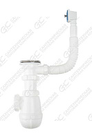 Сифон "AQUANT" (1 1/2"х40, с переливом) (B0150-35)
