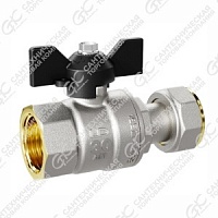 Шаровой кран с накидной гайкой "LD Pride" (15 Б м/м) (LD 47.396.15 с биркой)