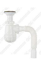 Сифон "AQUANT" (1 1/4"х40, без перелива, 40х50) (S1010-35)