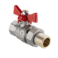 Шаровой кран с американкой "Valtec" (25 бабочка) (VT.227S.N.06 BASE-ГОСТ)